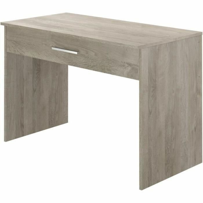 Escritorio con cajones grandes - Melamina roble - 110 x 56 x 81,5 cm 4 Escritorio con cajones grandes - Melamina roble - 110 x 56 x 81,5 cm 4