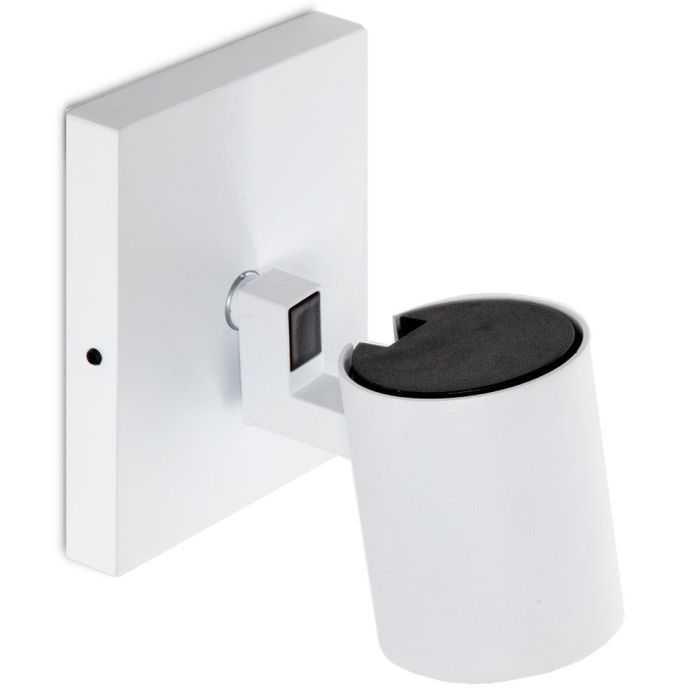 Lumiastra Aplique de Pared Orientable 1xGU10 para Bombilla LED, de Aluminio Blanco, Sin Bombilla, Diseño Elegante para Interiores 0 Lumiastra Aplique de Pared Orientable 1xGU10 para Bombilla LED, de Aluminio Blanco, Sin Bombilla, Diseño Elegante para Interiores 0