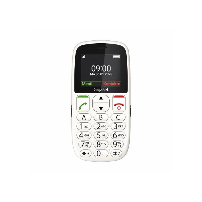 Gigaset GL395 Teléfono para personas mayores, 5.59 cm (2.2"), 90 g, Blanco, S30853-H1230-R103 Gigaset GL395 Teléfono para personas mayores, 5.59 cm (2.2"), 90 g, Blanco, S30853-H1230-R103