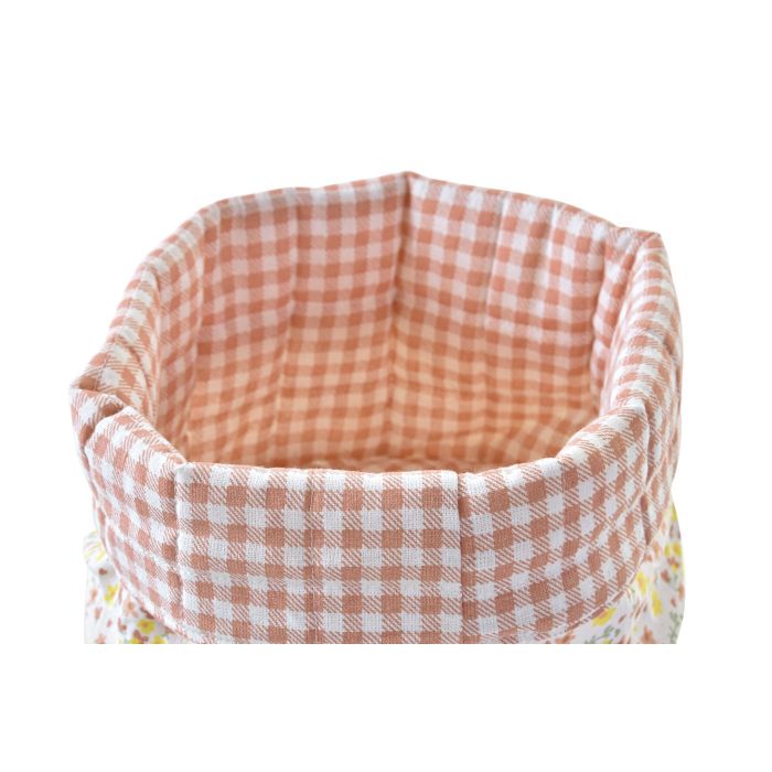 DKD Home Decor Cesta Decorativa Shabby Algodón Colección Vichy Sweet Colores Surtidos 16x11x16 cm Pack de 6 Unidades 2 DKD Home Decor Cesta Decorativa Shabby Algodón Colección Vichy Sweet Colores Surtidos 16x11x16 cm Pack de 6 Unidades 2