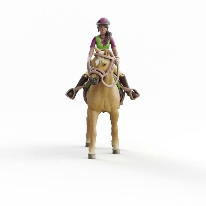 Schleich 42714 Figuras de Sarah y Mystery Horse Club, para niños a partir de 4 años 3