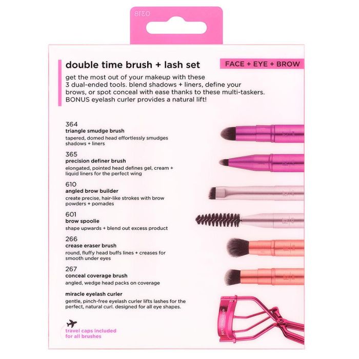 Real Techniques Double Time Brush + Last Estuche 4 Pz 2 Real Techniques Double Time Brush + Last Estuche 4 Pz 2