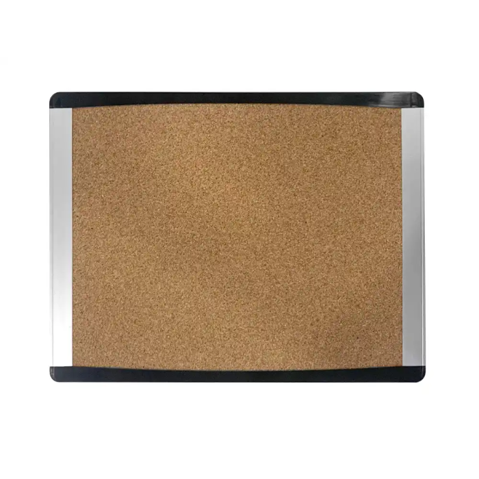 Bi-office Pizarra Corcho Reciclado Marco Aluminio y Plástico Negro 280x216 mm 1
