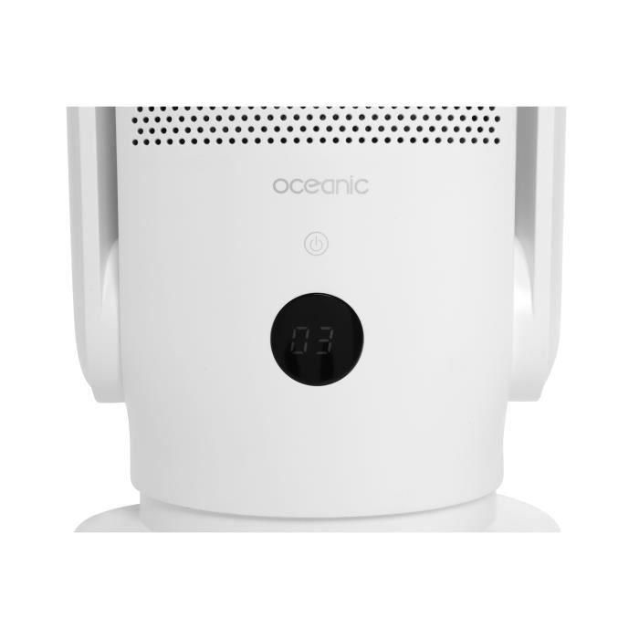 Ventilador Purificador de Aire OCEANIC con filtro - Sin aspas - Oscilación - 35W - Al.80 cm - Temporizador 8h - Mando a distancia 5 Ventilador Purificador de Aire OCEANIC con filtro - Sin aspas - Oscilación - 35W - Al.80 cm - Temporizador 8h - Mando a distancia 5
