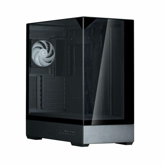 Zalman P40 Prism Black Midi Tower PC Negra para ATX/Micro ATX/Mini-ITX con ventana lateral y bahías 2.5/3.5" 18