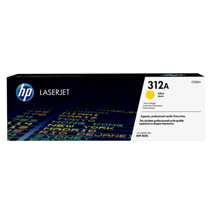 HP Cartucho Tóner 312A CF382A Amarillo Original para LaserJet Rendimiento Estándar 2700 páginas HP Cartucho Tóner 312A CF382A Amarillo Original para LaserJet Rendimiento Estándar 2700 páginas