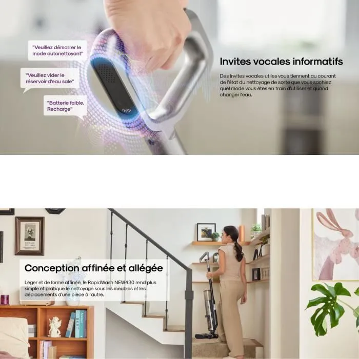 Eureka Aspiradora inalámbrica Nueva 430 EUR1738009045435 150 W 30 min autonomía Negra 4