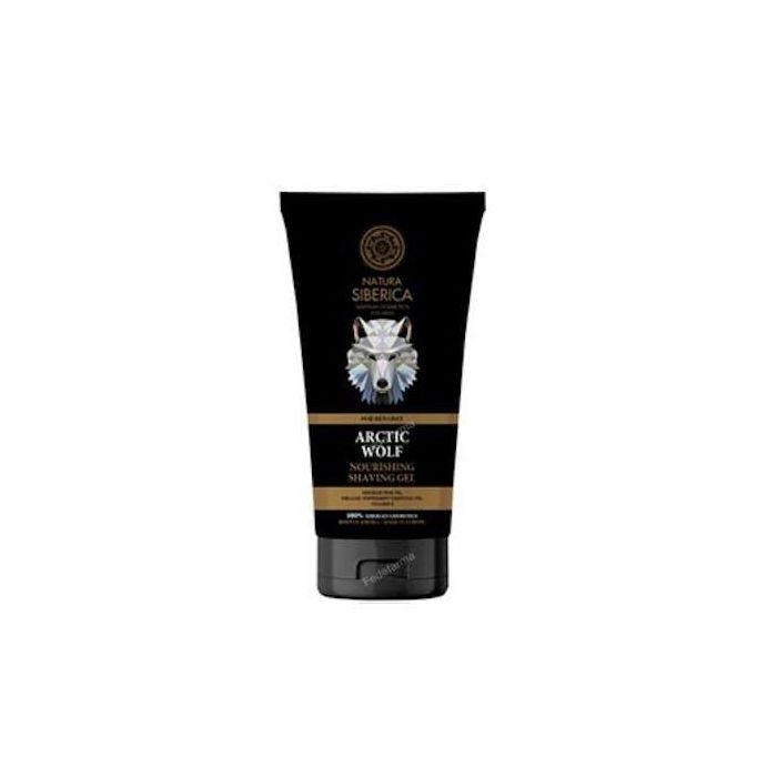Natura Siberica Gel Nutritivo de Afeitado Lobo Ártico 150ml. Hidratante y refrescante para un afeitado cómodo