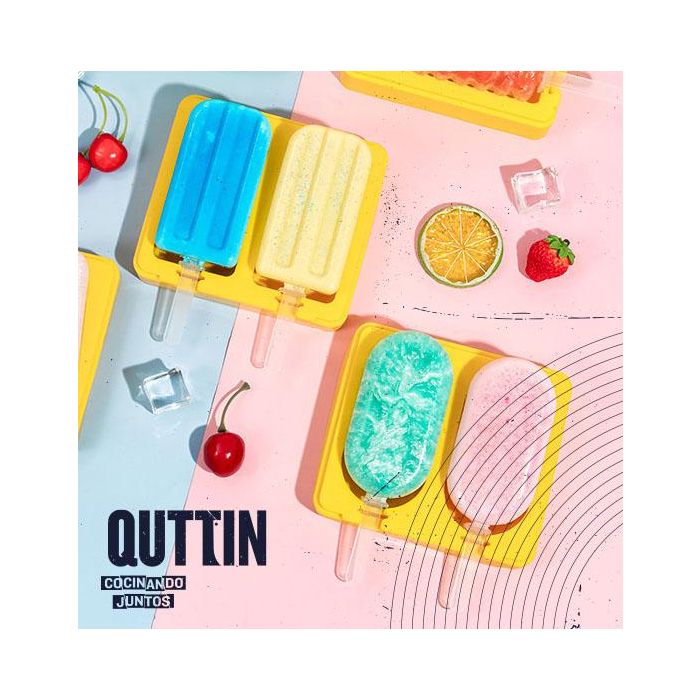 Quttin Molde de Helado Doble de Silicona, 13.3 x 11.5 x 3 cm (24 Unidades) 7