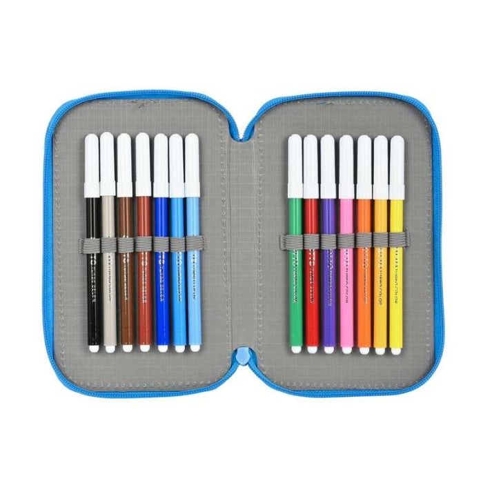 Plumier Doble El Hormiguero Azul 12.5 x 19.5 x 4 cm (28 piezas) 5 Plumier Doble El Hormiguero Azul 12.5 x 19.5 x 4 cm (28 piezas) 5