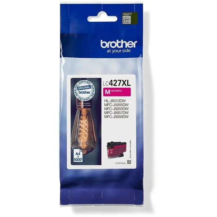 BROTHER cartucho de tinta magenta de larga duracion para la mfcj5955dw y mfcj6955dw/LC427XLM 0 BROTHER cartucho de tinta magenta de larga duracion para la mfcj5955dw y mfcj6955dw/LC427XLM 0