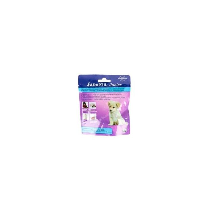 Adaptil Collar Junior para Cachorros con Feromonas de Apaciguamiento, ideal para Estrés y Adaptación, hasta 37,5 cm y 15 kg, 1 Mes