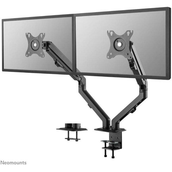 Neomounts FPMA-D650DBLACK Soporte de mesa para 2 monitores, hasta 27", Negro