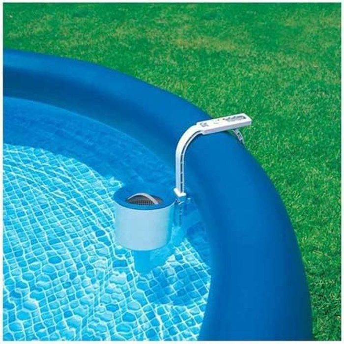 Intex Skimmer de superficie para piscinas independientes o tubulares. Mantiene la superficie del agua limpia recuperando impurezas. 2