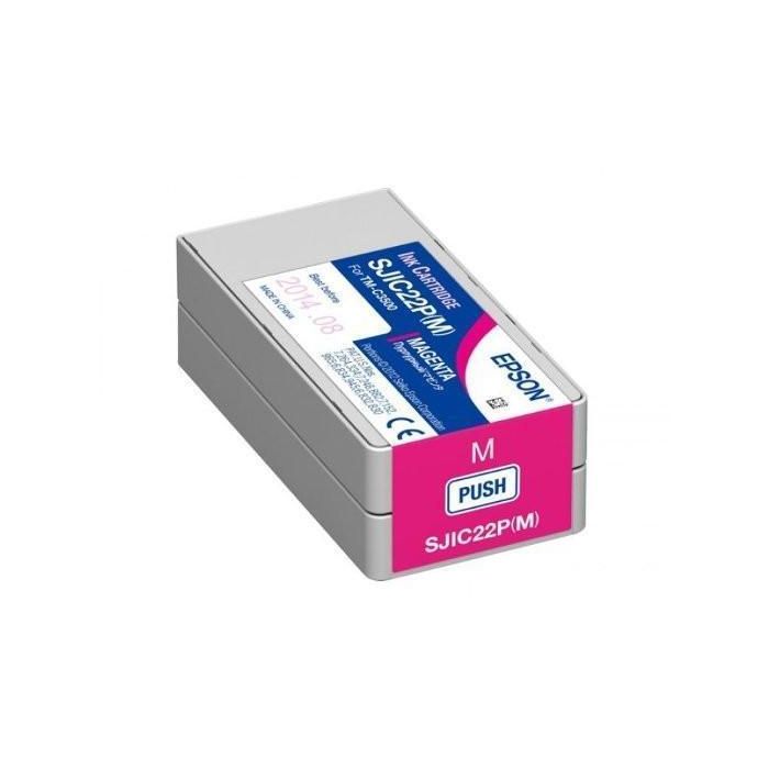 Epson Cartucho De Tinta Magenta Colorworks C3500 Sjic22Pm Epson Cartucho De Tinta Magenta Colorworks C3500 Sjic22Pm
