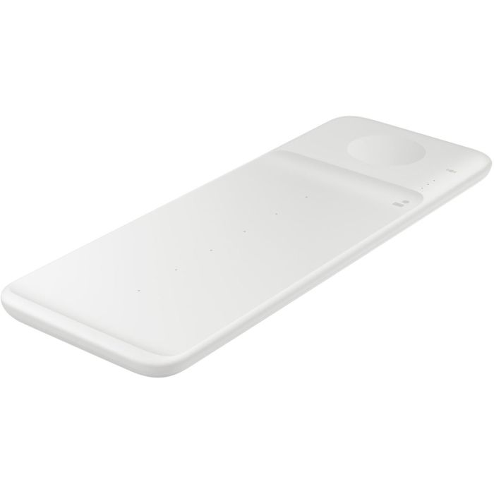 Samsung Wireless Charger Trio Pad EP-P6300, Cargador Inalámbrico para 3 Dispositivos, Blanco 2