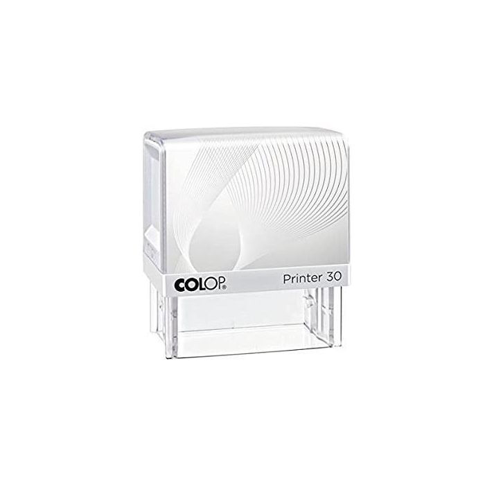 Colop Printer 30 gr7 18x47 mm Blanco-Azul No Incluye Placa De Texto Personalizada Colop Printer 30 gr7 18x47 mm Blanco-Azul No Incluye Placa De Texto Personalizada