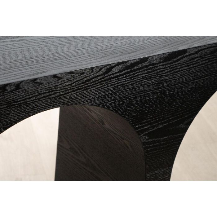 Consola Romimex Negro Madera de abeto Madera MDF 115 x 80 x 38 cm 1