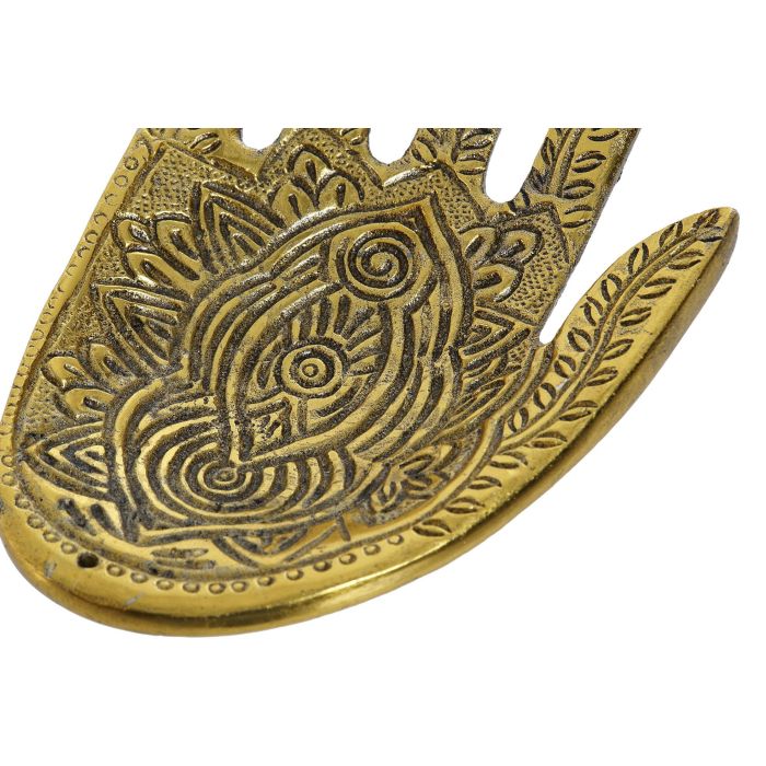 Soporte Incienso Indio DKD Home Decor Dorado Plateado 8.5 x 3 x 13.5 cm (6 Unidades) 1