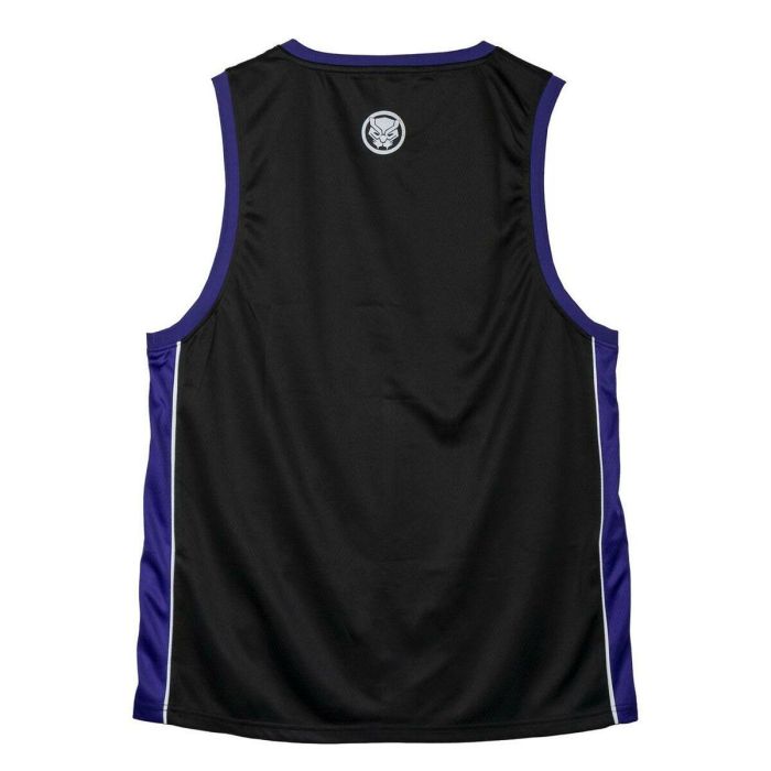 Camiseta de baloncesto Marvel Negro Unisex 2 Camiseta de baloncesto Marvel Negro Unisex 2