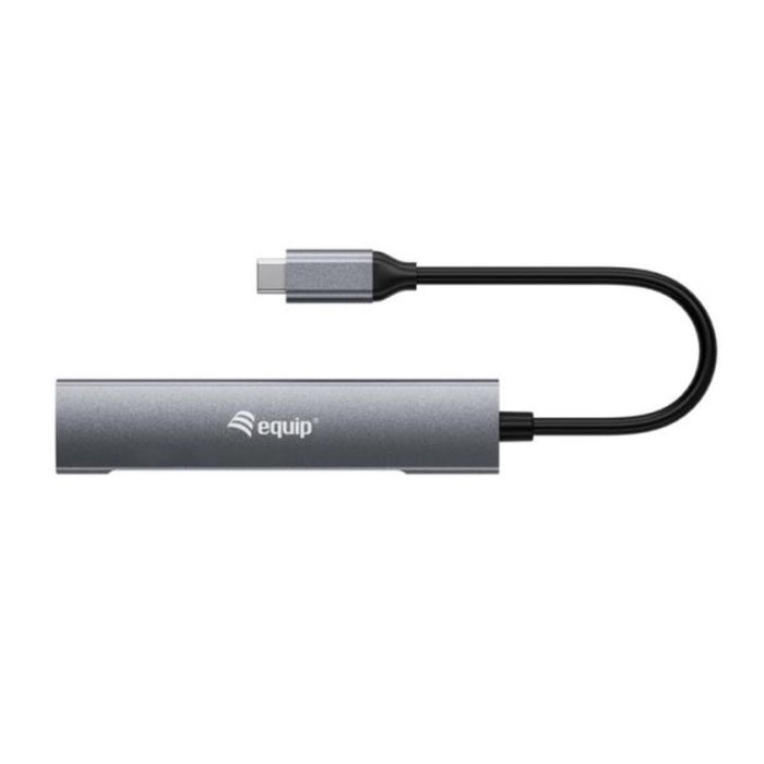 Equip Hub USB-C 3.2 Gen1 4xUSB-CUltra Slim Carcasa de Aluminio 1