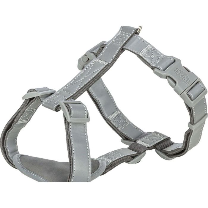 Arnés para Perro Trixie Premium Reflect Grafito M/L 2 Arnés para Perro Trixie Premium Reflect Grafito M/L 2