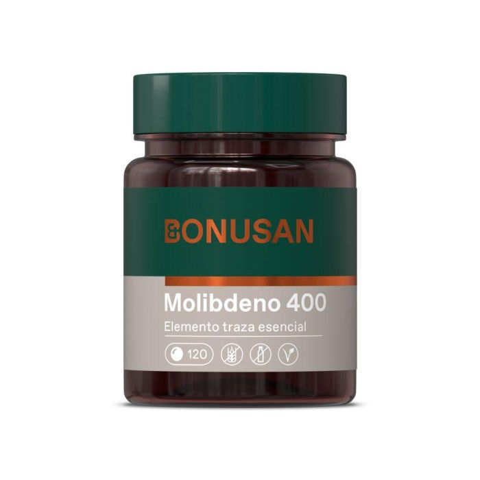 BONUSAN Molibdeno 400 120 Comprimidos - Contribuye al normal metabolismo del hierro