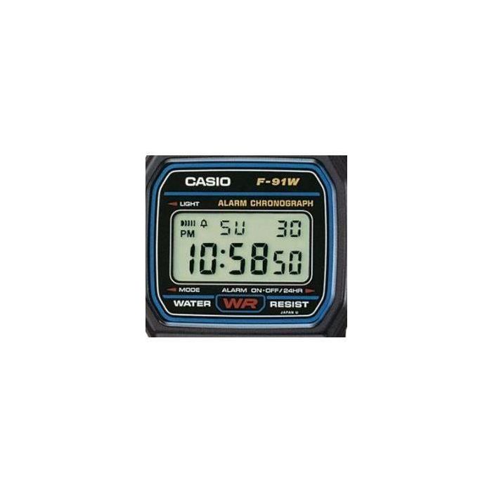 Reloj - Casio - Vintage - Negro - Digital - Resina - Resistencia al agua WR ISO 22810 1