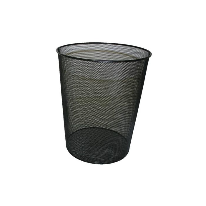 Bismark Papelera de rejilla alta capacidad 18 litros 340x240 mm negro Bismark Papelera de rejilla alta capacidad 18 litros 340x240 mm negro