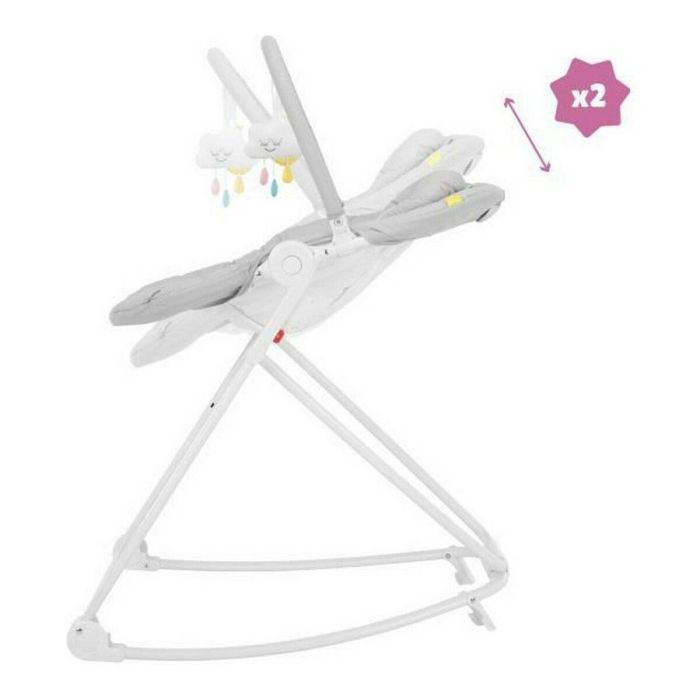 Badabulle Transat Compact'up Plegable Bebé - Hamaca de 5 Alturas con Función Balanceo, Respaldo Reclinable y Arco de Juego - Candy 2 Badabulle Transat Compact'up Plegable Bebé - Hamaca de 5 Alturas con Función Balanceo, Respaldo Reclinable y Arco de Juego - Candy 2