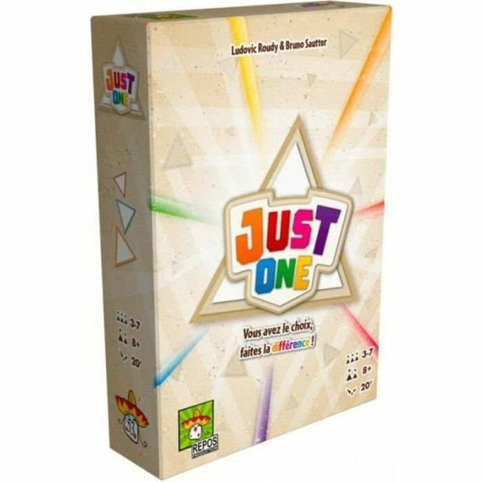 Asmodee Solo uno - Juego de mesa cooperativo de adivinar palabras. Los demás jugadores dan pistas de una palabra, las pistas idénticas se descartan.