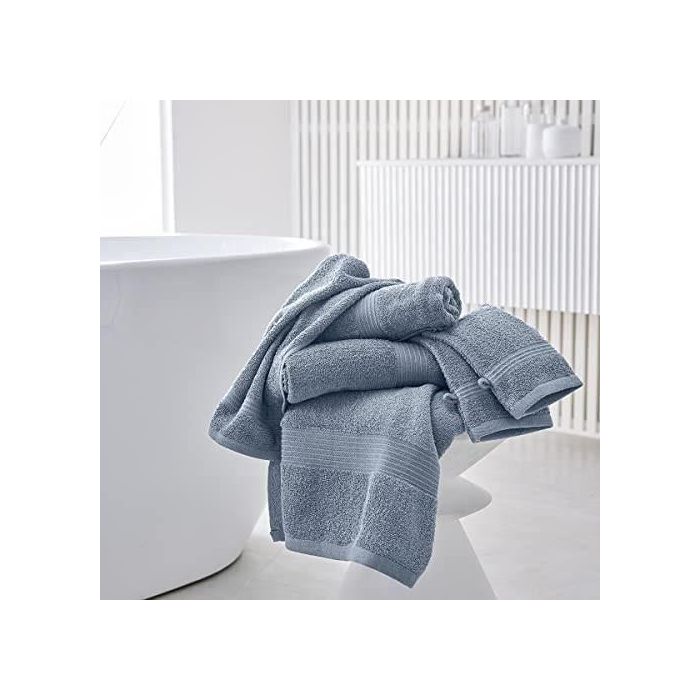 Today TOD3574641225469 Juego de 2 Toallas 100% Algodón 50x90 cm Denim 2 Today TOD3574641225469 Juego de 2 Toallas 100% Algodón 50x90 cm Denim 2
