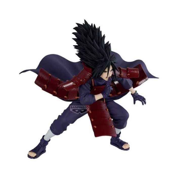 Banpresto Figura Naruto Shippuden Vibration Stars Madara Uchiha 17cm PVC ABS Licencia Oficial Coleccionismo 1