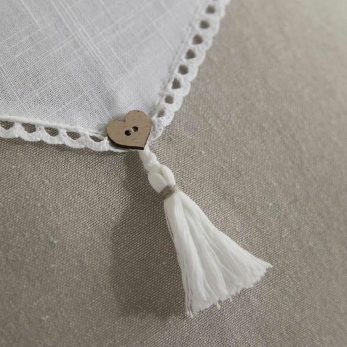 Today TOD1700240761365 Cojín - HOY - CHARME - Slub x Chambray x Pompon Berenice - 40 x 40 cm 3