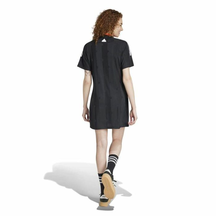 Vestido Adidas Tiro Cut 3 Bandas Jacquard Negro 3