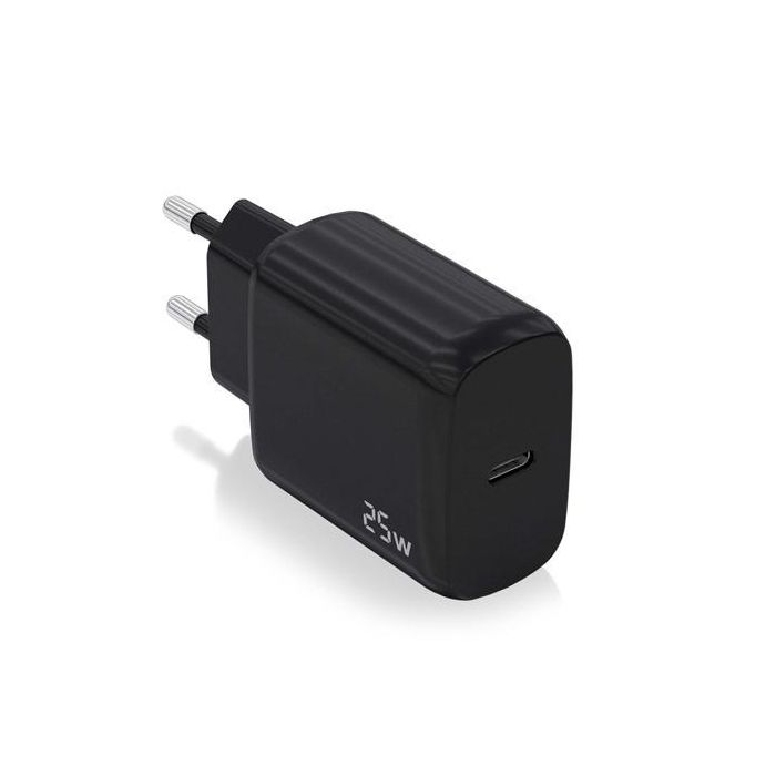 Aisens Cargador Usb-C Pd3.0 1 Puerto 1Xusb-C 25 W, Negro Aisens Cargador Usb-C Pd3.0 1 Puerto 1Xusb-C 25 W, Negro