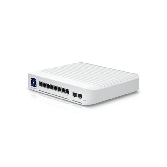 Ubiquiti Fully managed, L3, 8x 2.5GbE RJ-45 ports, 2x 10G SFP+ ports, 80 Gbps switching capacity, PoE, UniFi Network 4 Ubiquiti Fully managed, L3, 8x 2.5GbE RJ-45 ports, 2x 10G SFP+ ports, 80 Gbps switching capacity, PoE, UniFi Network 4