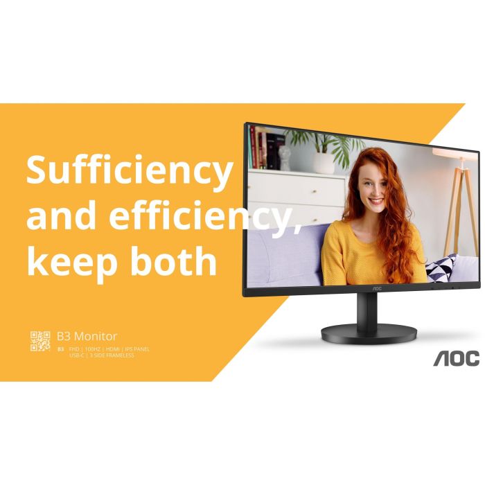AOC U27B3M Monitor 27" 4K Ultra HD (3840x2160) VA 60Hz 4ms HDR10 Negro con Altavoces 4
