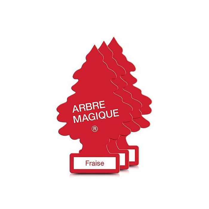 Ambientador para Coche Arbre Magique Pino Fresa (3 uds)