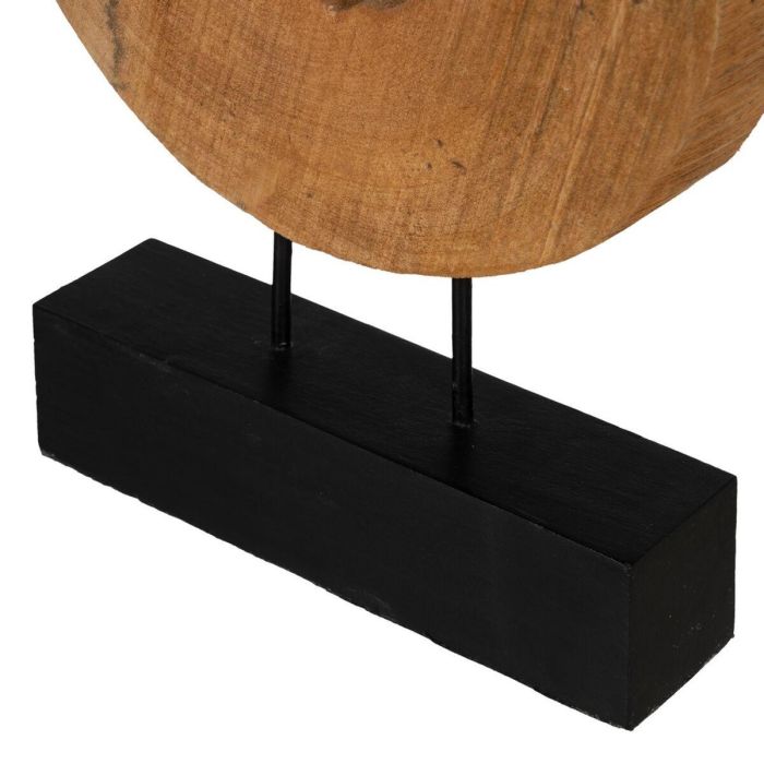 Escultura Beige Madera de mango 38 x 8 x 52 cm 1