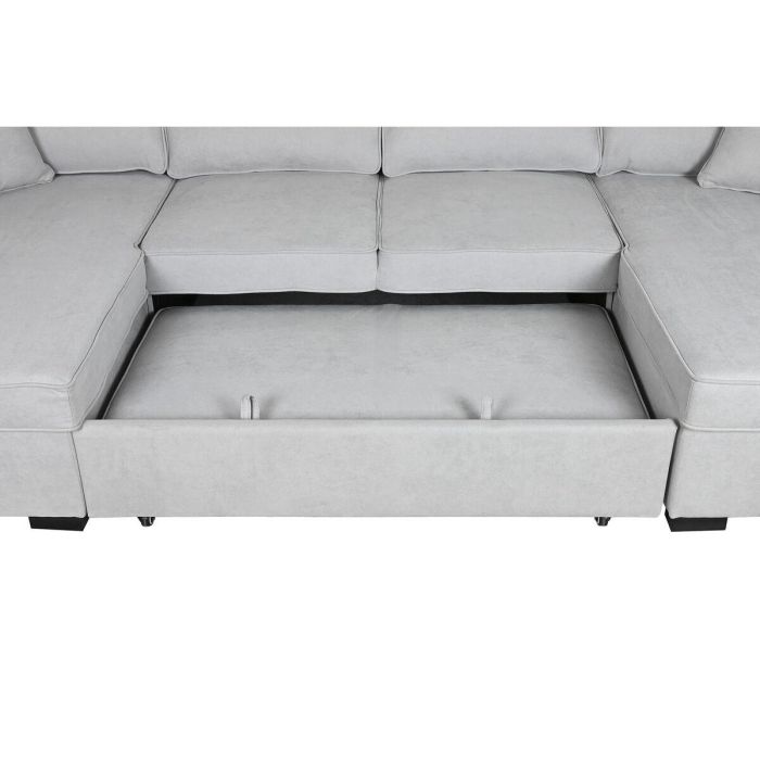Sofá Cama Home ESPRIT Gris Moderno 298 x 154 x 92 cm 3 Sofá Cama Home ESPRIT Gris Moderno 298 x 154 x 92 cm 3