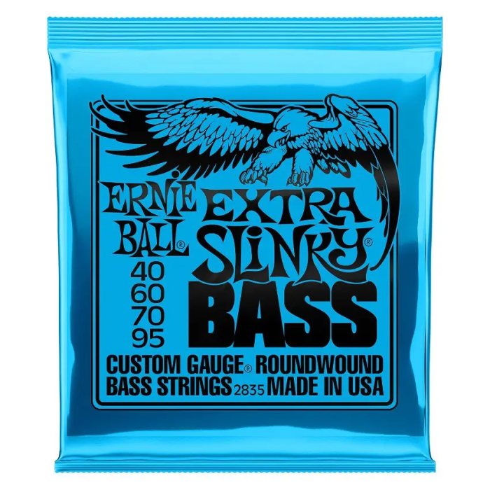 ERNIEBALL Slinky Extra 40-95 Juego de Cuerdas Bajo Eléctrico 0 ERNIEBALL Slinky Extra 40-95 Juego de Cuerdas Bajo Eléctrico 0