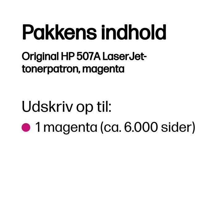 HP Laserjet 507A Toner Magenta 6