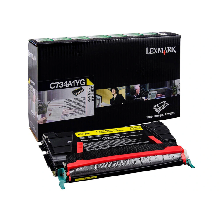 Lexmark C734 Tóner Láser Amarillo Original 6000 Páginas 3