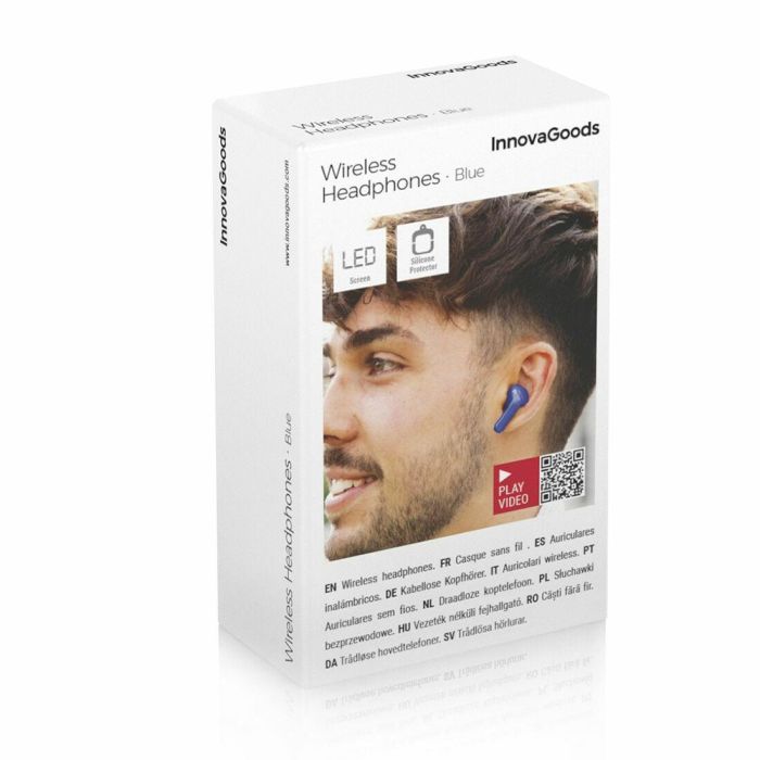 Auriculares Inalámbricos con Estuche de Carga Blue InnovaGoods 1