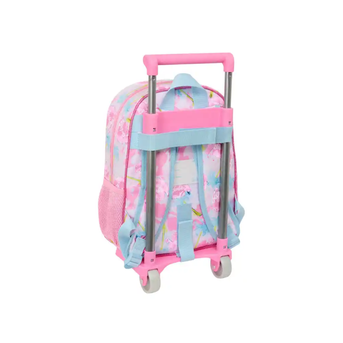 Mochila Escolar con Ruedas Barbie Painterly Rosa Azul cielo 26 x 11 x 67 cm 26 x 34 x 11 cm 1