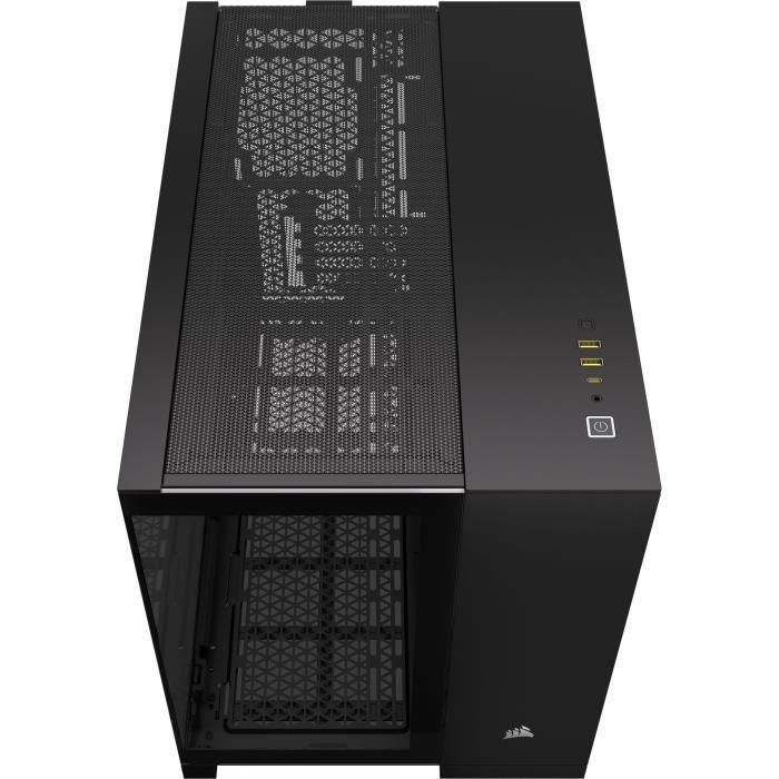Corsair 2500X COR0840006674962 Caja para PC Micro ATX Vidrio Templado Doble Cámara Negro 5