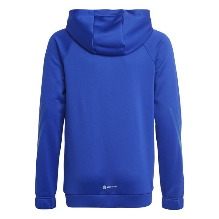 Sudadera Infantil Adidas Train Icons Aeroready Azul 5