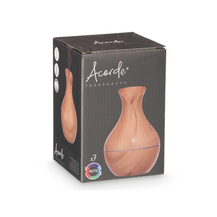 Acorde Humidificador Abombado de Plástico ABS, Color Madera, 10x15x10 cm (12 Unidades) 2 Acorde Humidificador Abombado de Plástico ABS, Color Madera, 10x15x10 cm (12 Unidades) 2