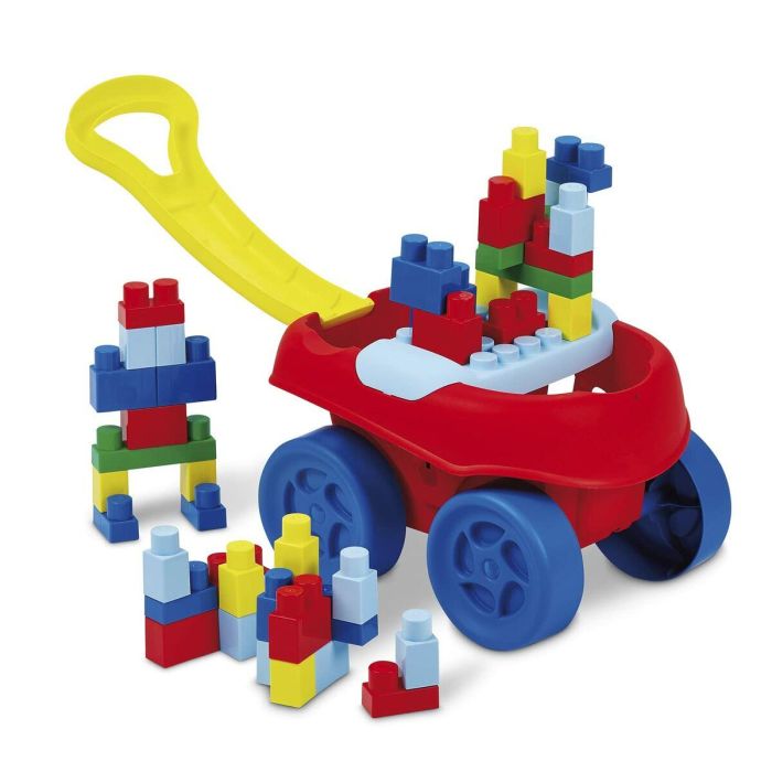 Ecoiffier 7714 Carro de Juguetes Les Maxi, 40 Ladrillos de Construcción con Tableta Base de Juego, para +12 meses 1 Ecoiffier 7714 Carro de Juguetes Les Maxi, 40 Ladrillos de Construcción con Tableta Base de Juego, para +12 meses 1
